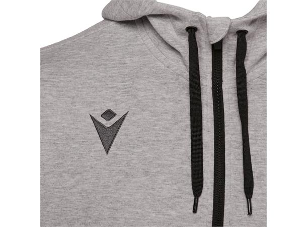 Zither Full Zip Hoody GRY M Hettejakke i myk bomullsmiks 