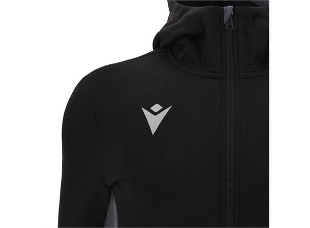 Success Full Zip Hooded Top BLK/ANT M Teknisk hettejakke - Unisex 